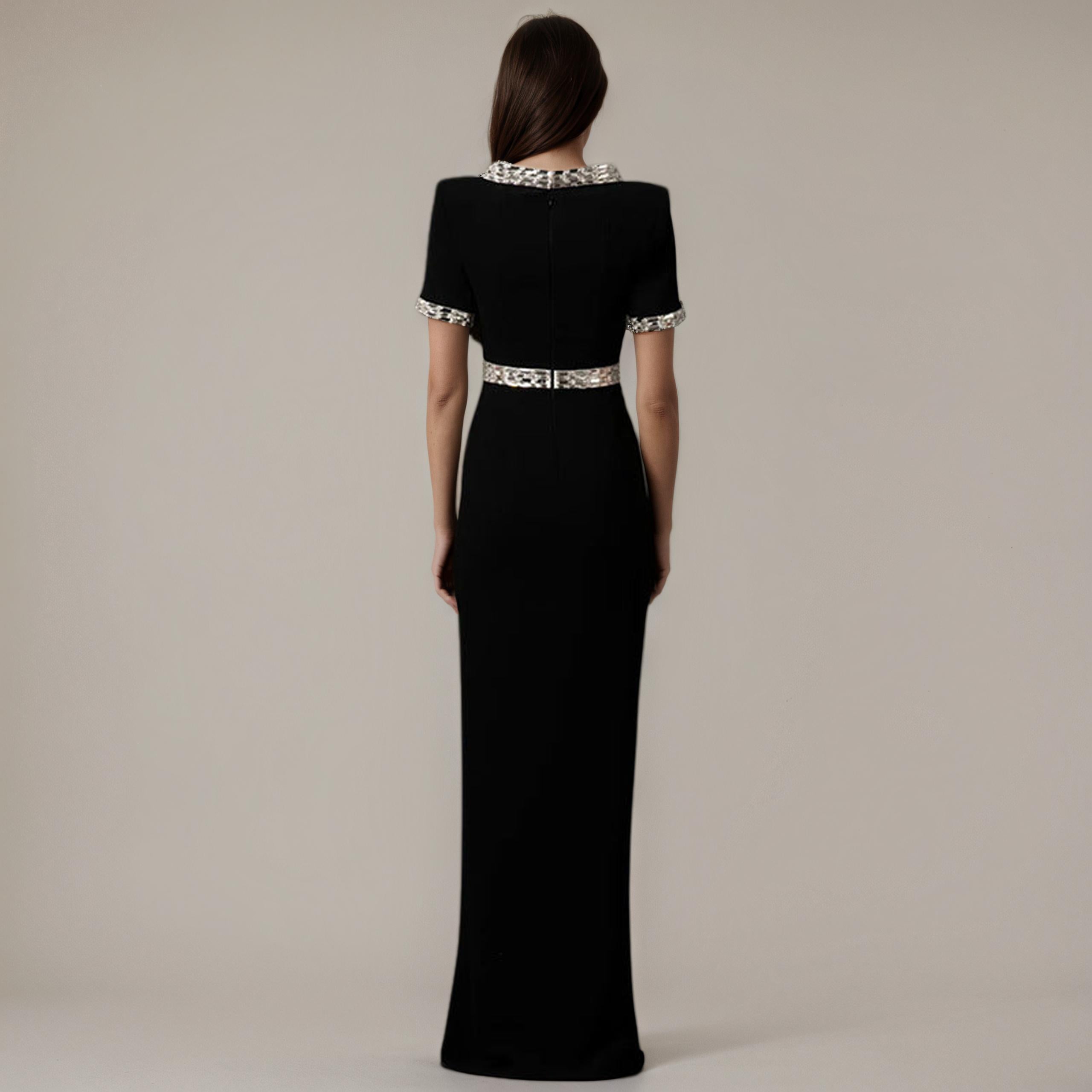 Noir Étoilé  Embellished Majesty Gown