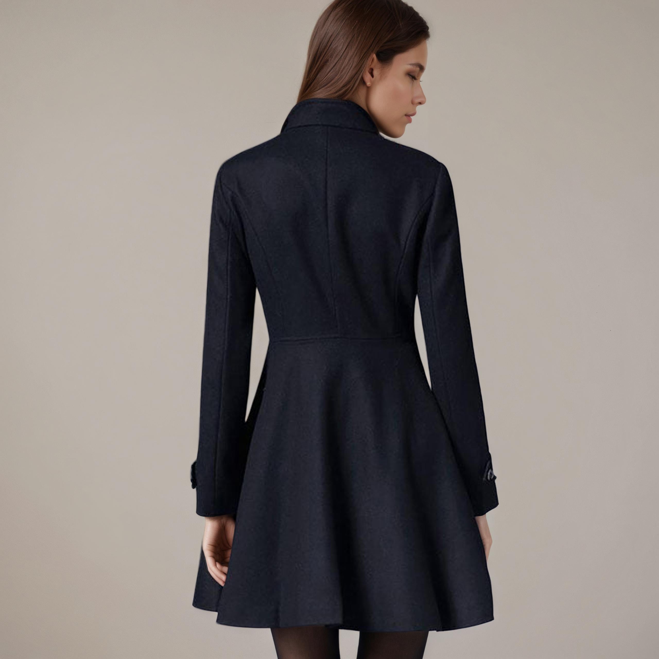Vivienne Tailored Wool Coat of Elegance