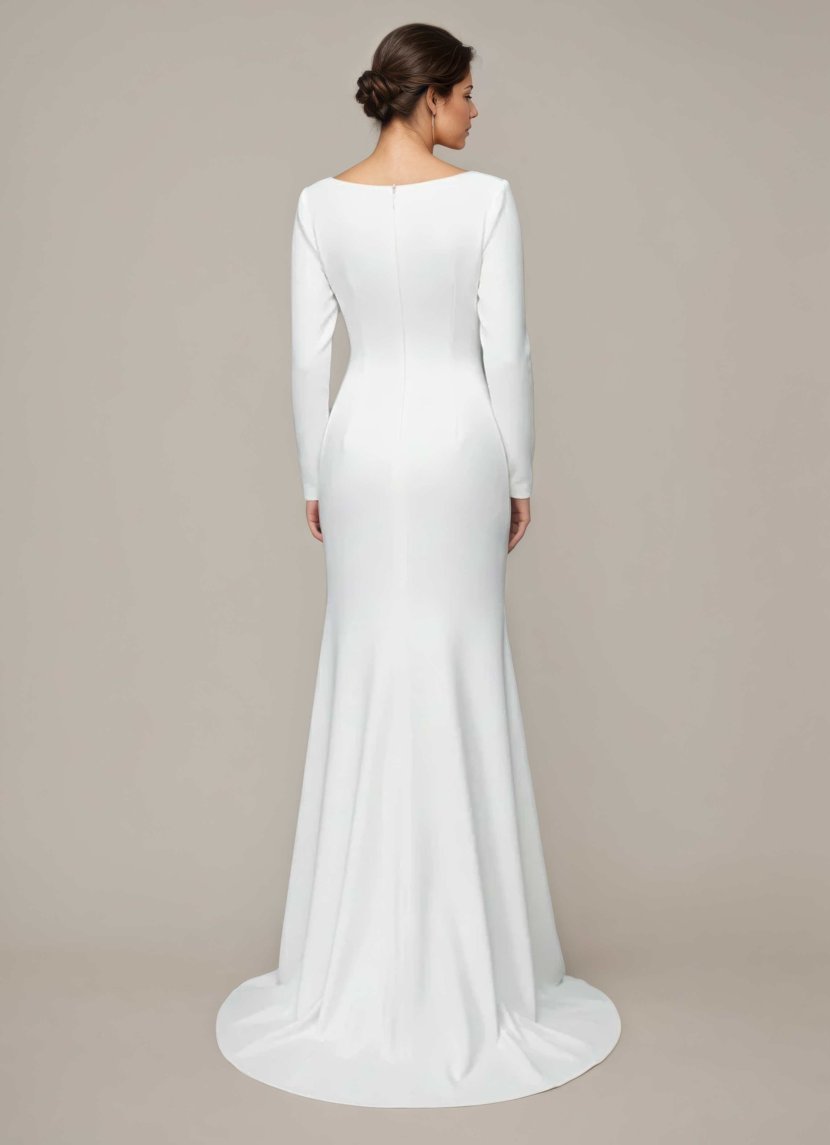 Black Rose Embroidered Evening Gown