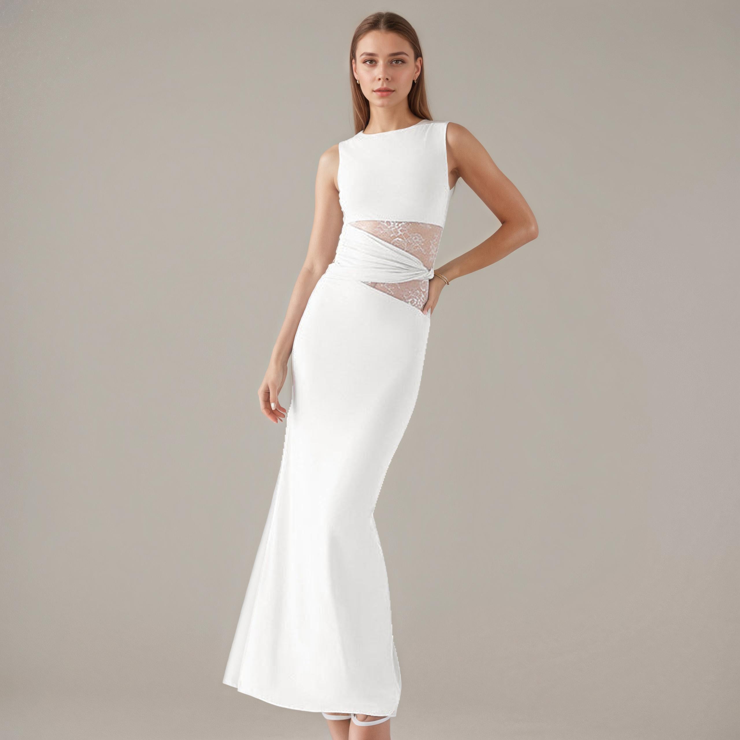 Enchanted Twist Lace Maxi