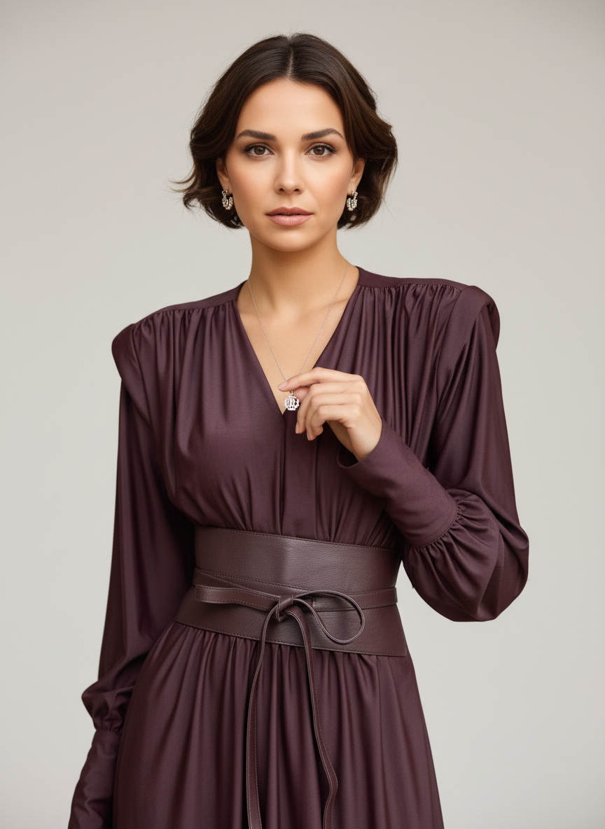 Seraphine High-End French Waistline Maxi Dress