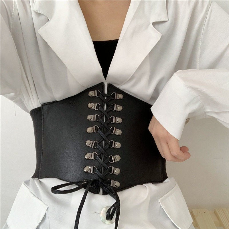 Femme Classique Retro Wide Corset Belt
