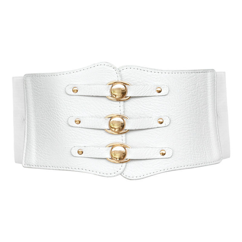 Serré Elegance Belt with Golden Accents