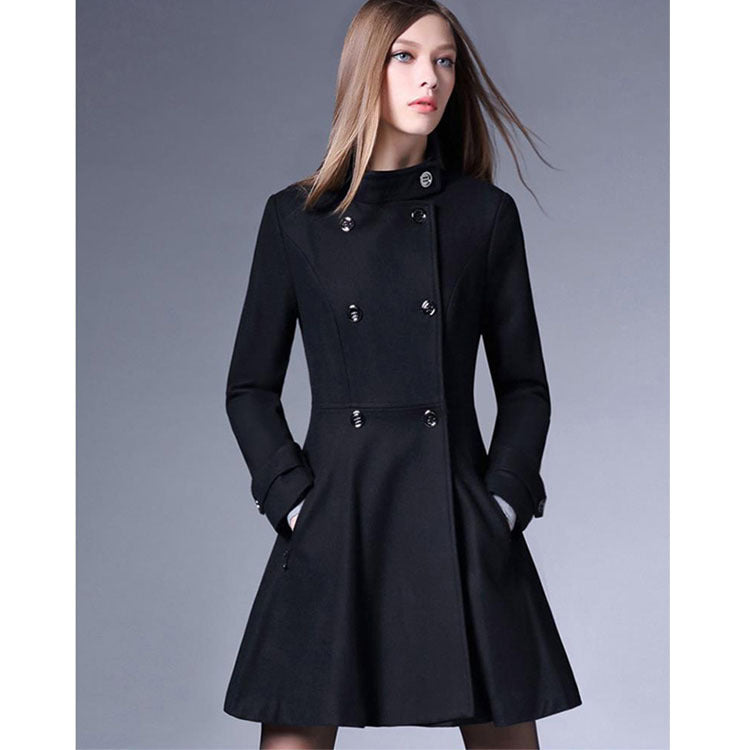Vivienne Tailored Wool Coat of Elegance