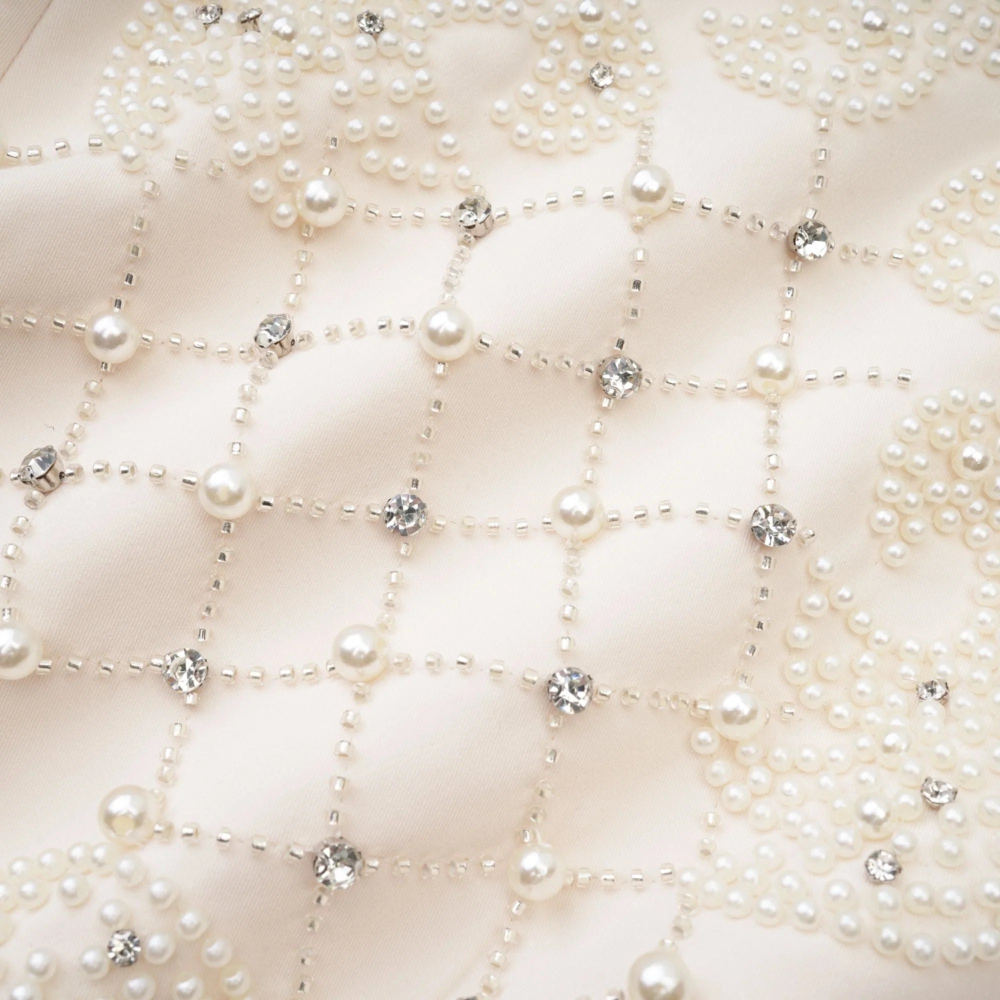 Sculpted Beadwork Glam Halterneck Mini Dress