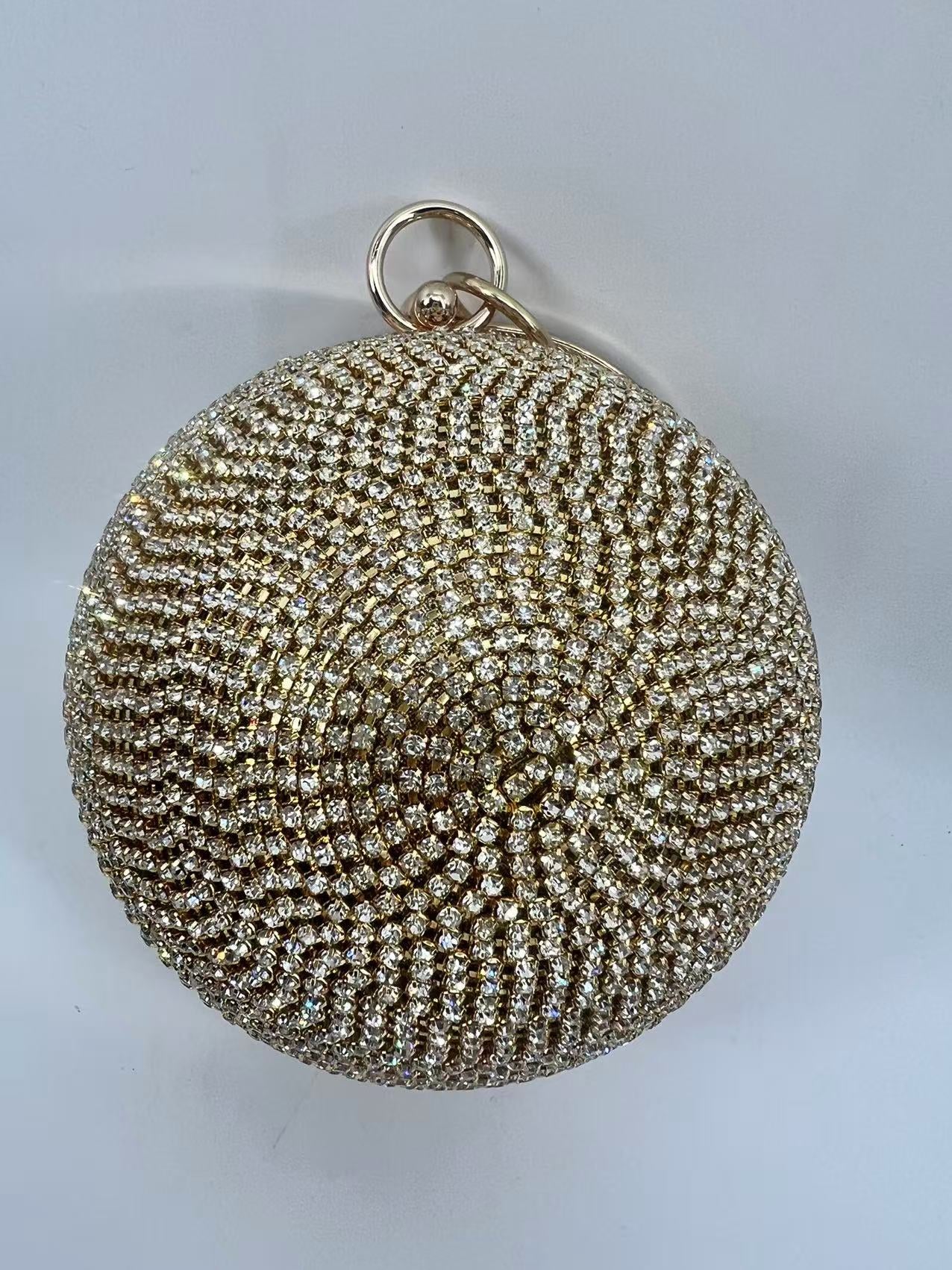 Cascading Tassel Spherical Evening Bag — alternate angle