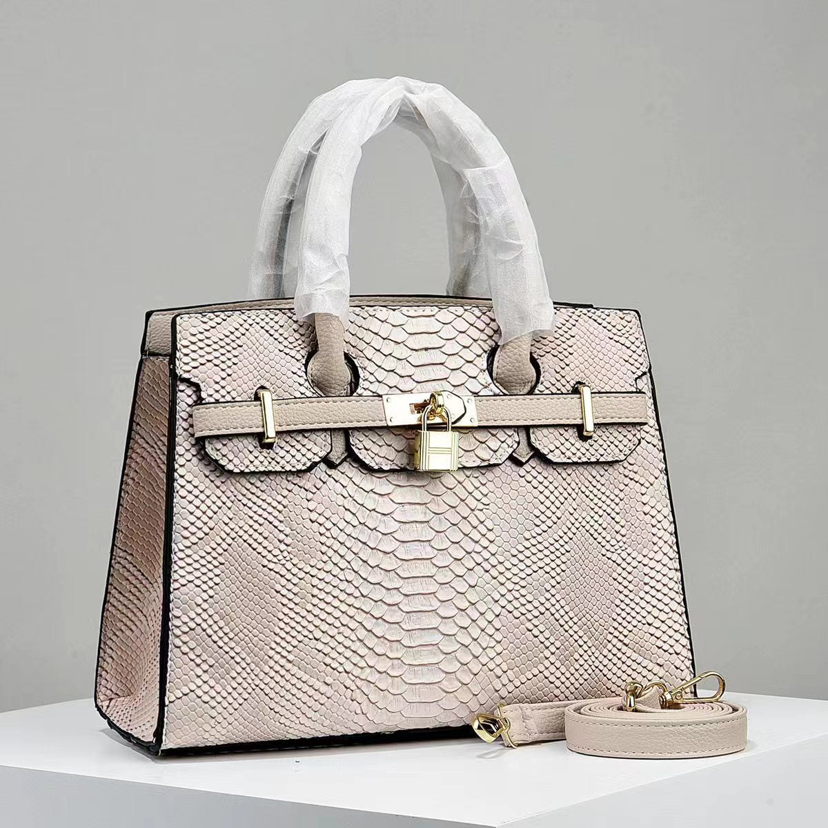 Classic Italian-Inspired Shoulder Handbag — styled look