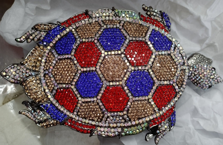 Diamond-Encrusted Signature Banquet Clutch — silhouette