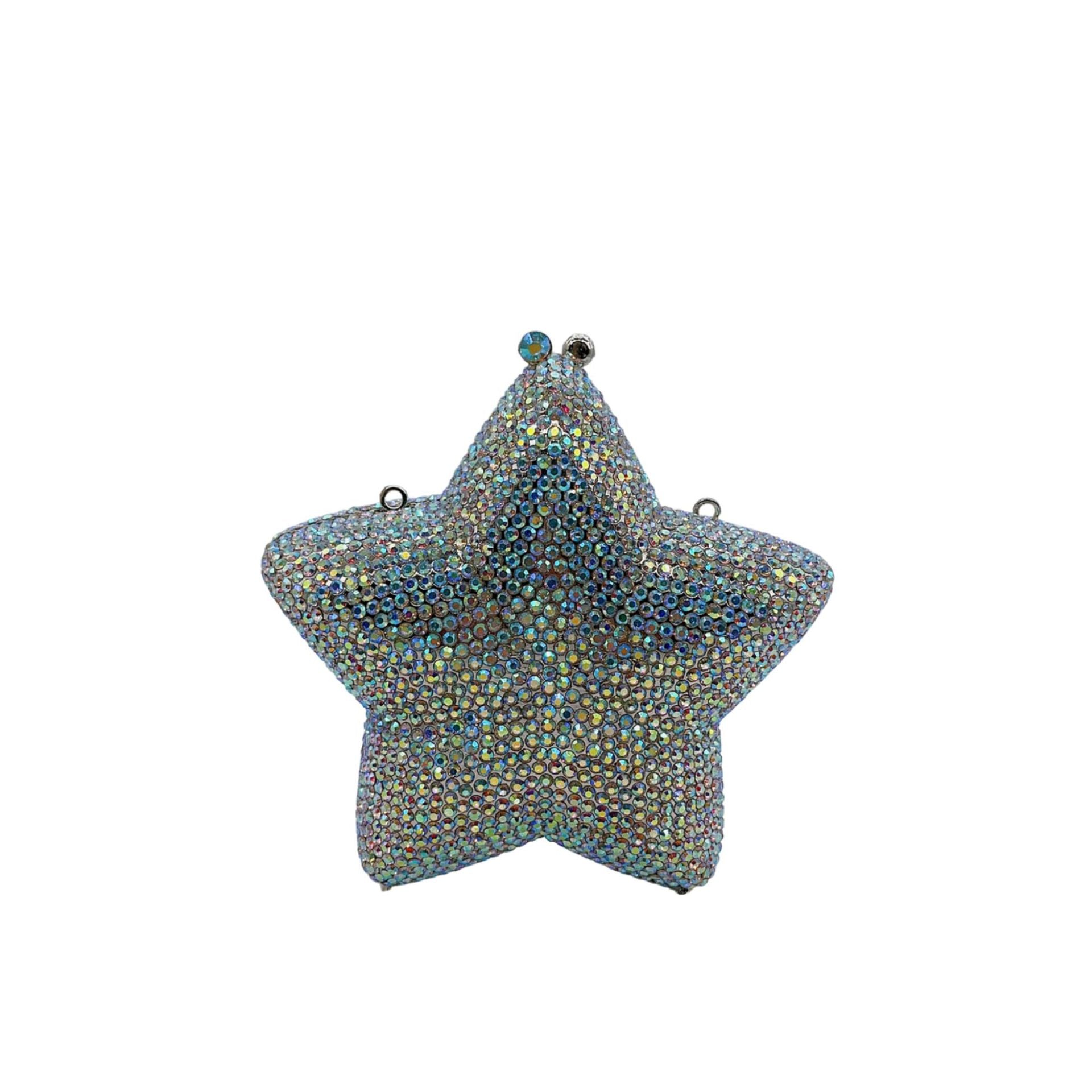 Diamond-Encrusted Signature Banquet Clutch — front view