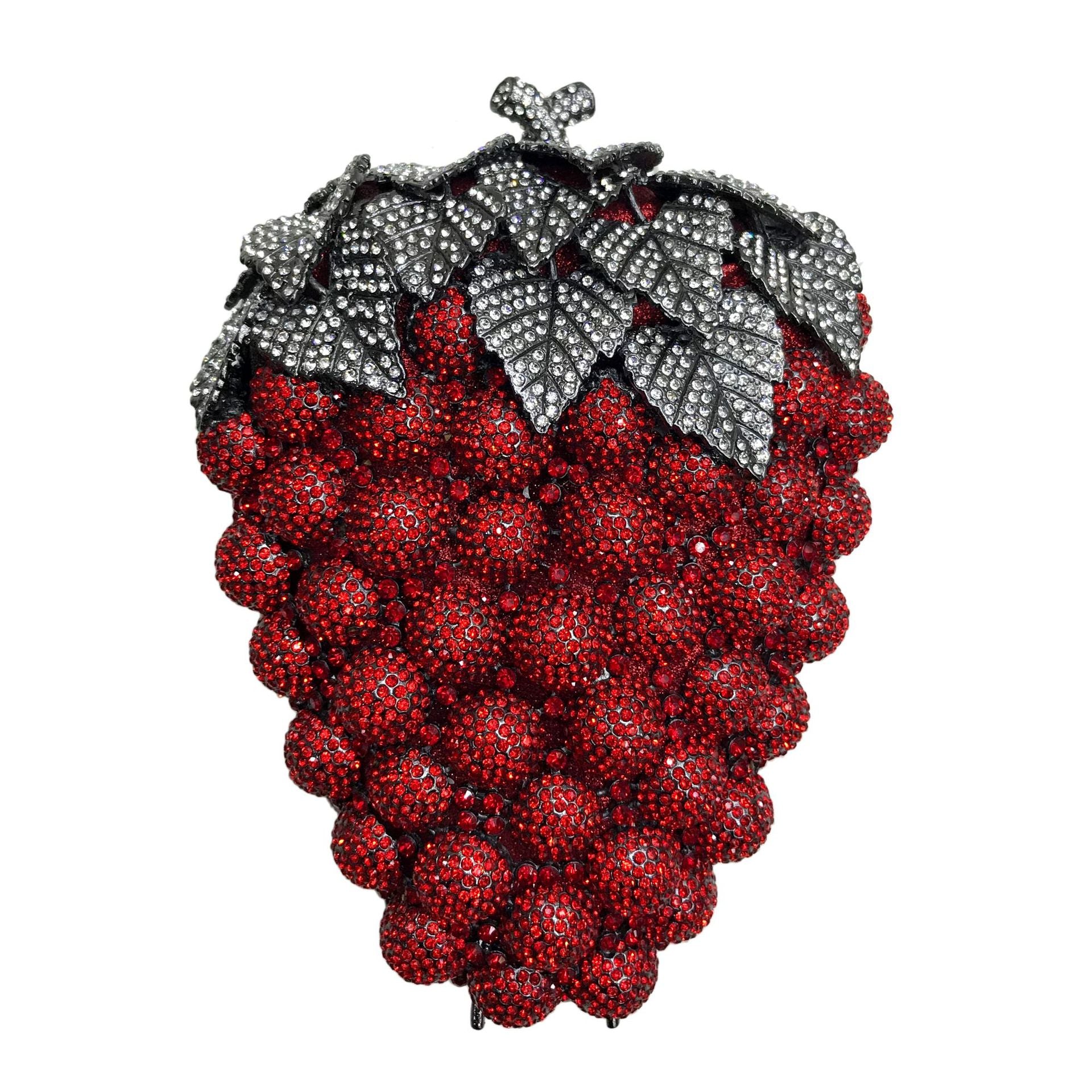 Diamond-Encrusted Signature Banquet Clutch — full length