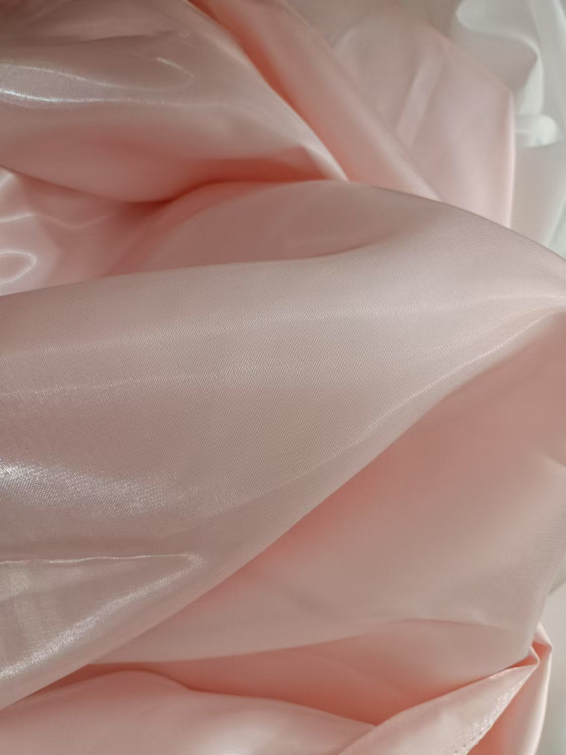 Mireille Black Satin Strapless Dress — close-up detail