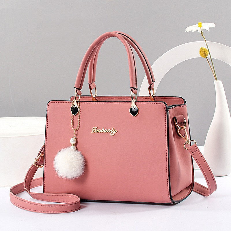 Clio Textured Chain-Strap Crossbody Bag — front view