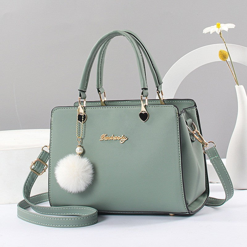 Clio Textured Chain-Strap Crossbody Bag — full length