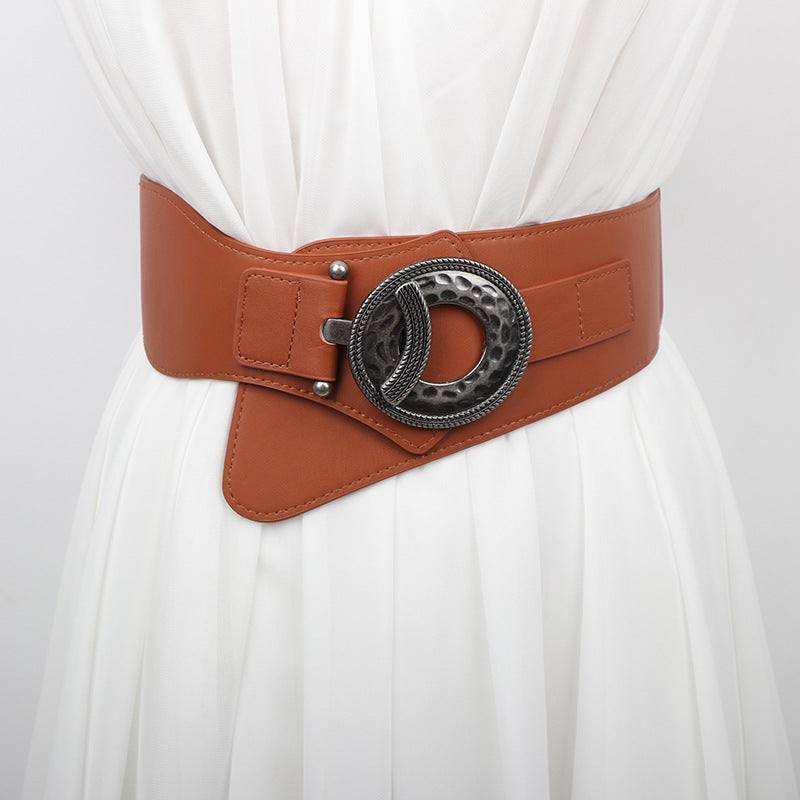 Juliette Black Statement Waist Belt — front view