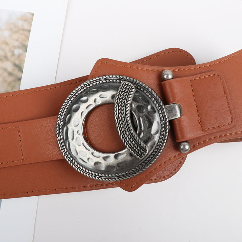 Juliette Black Statement Waist Belt — styled look