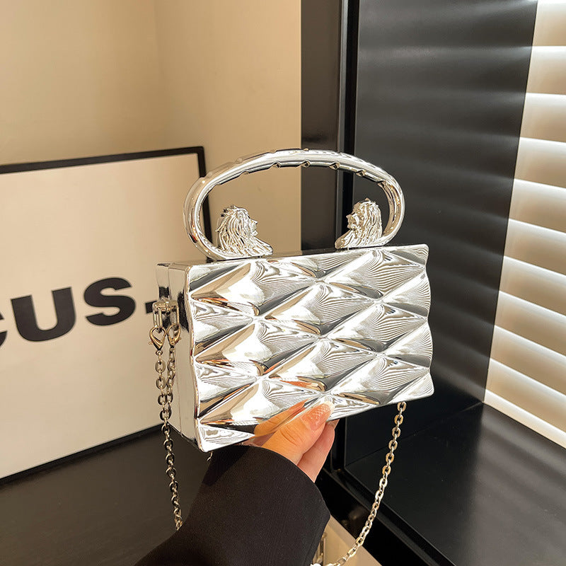Retro Box Chain Crossbody Bag — styled look