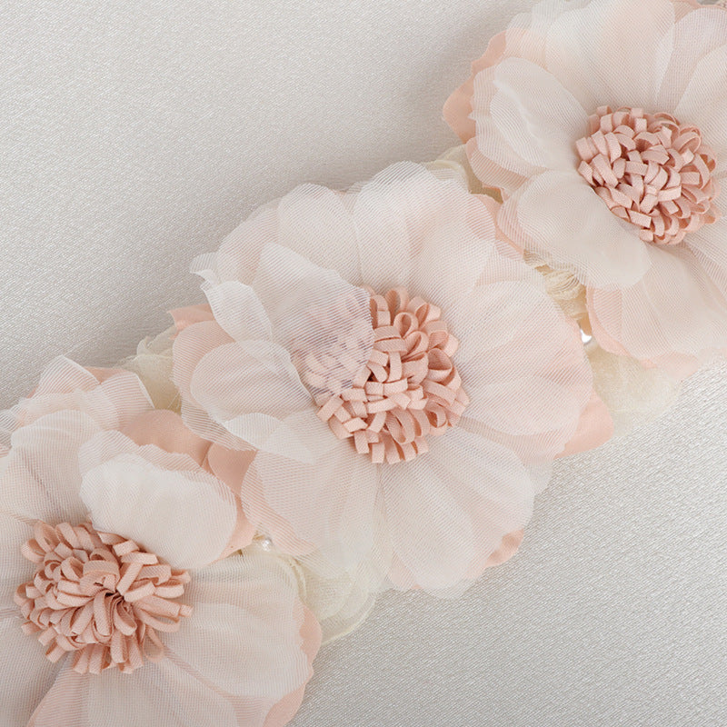 Elowen Pink Statement Waist Belt — styled look