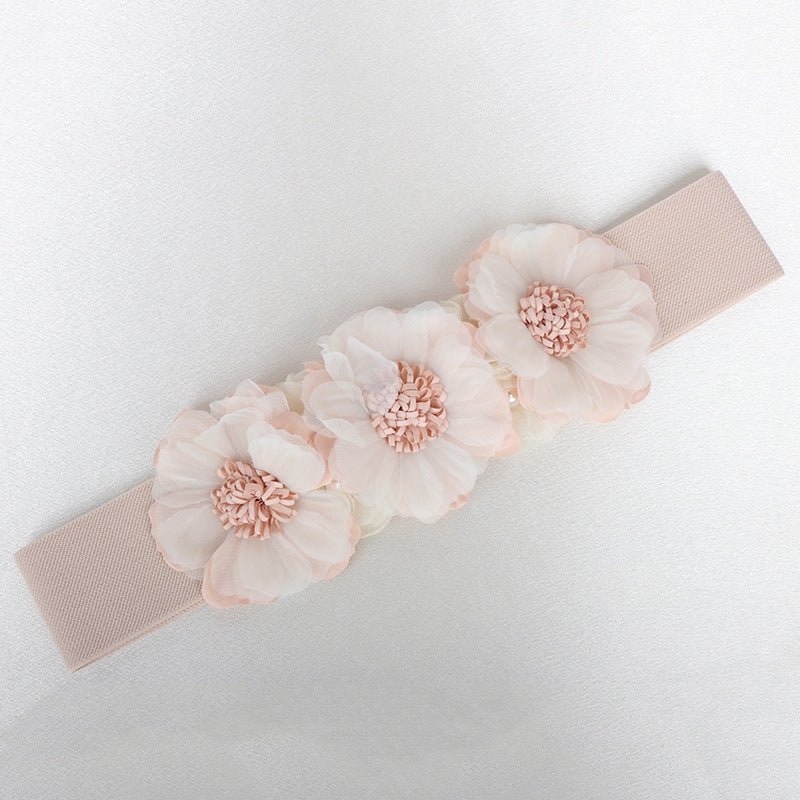 Elowen Pink Statement Waist Belt — close-up detail