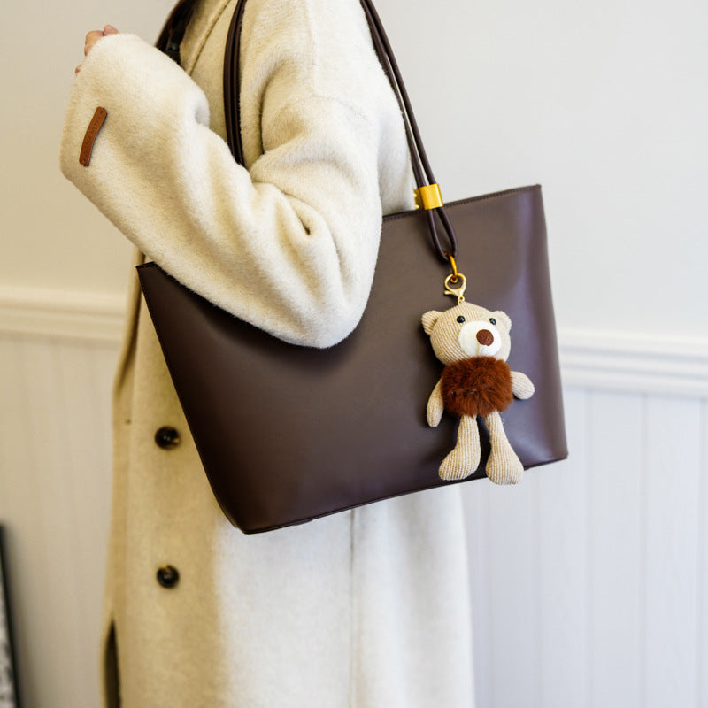 Classic Italian-Inspired Commuter Tote Bag — fabric and detail