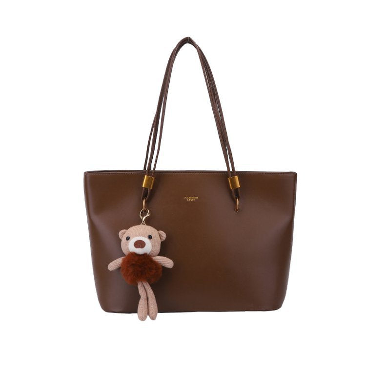 Classic Italian-Inspired Commuter Tote Bag — runway angle