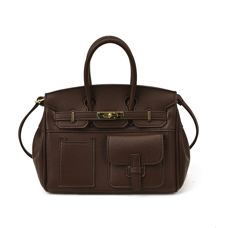 Large Italian-Inspired Capacity Tote Bag — close-up detail