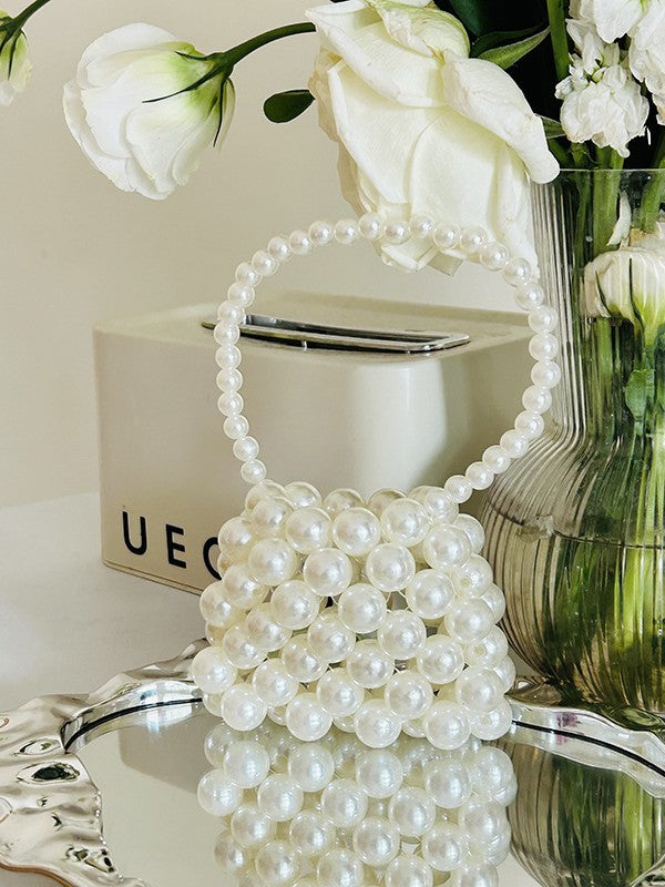 Pearl Italian-Inspired Mini Coin Purse — fabric and detail