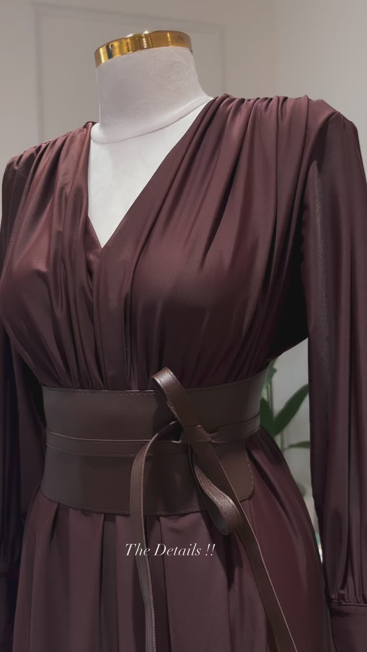 Seraphine High-End French Waistline Maxi Dress