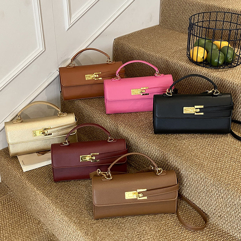 Structured Mini Square Bag — full length