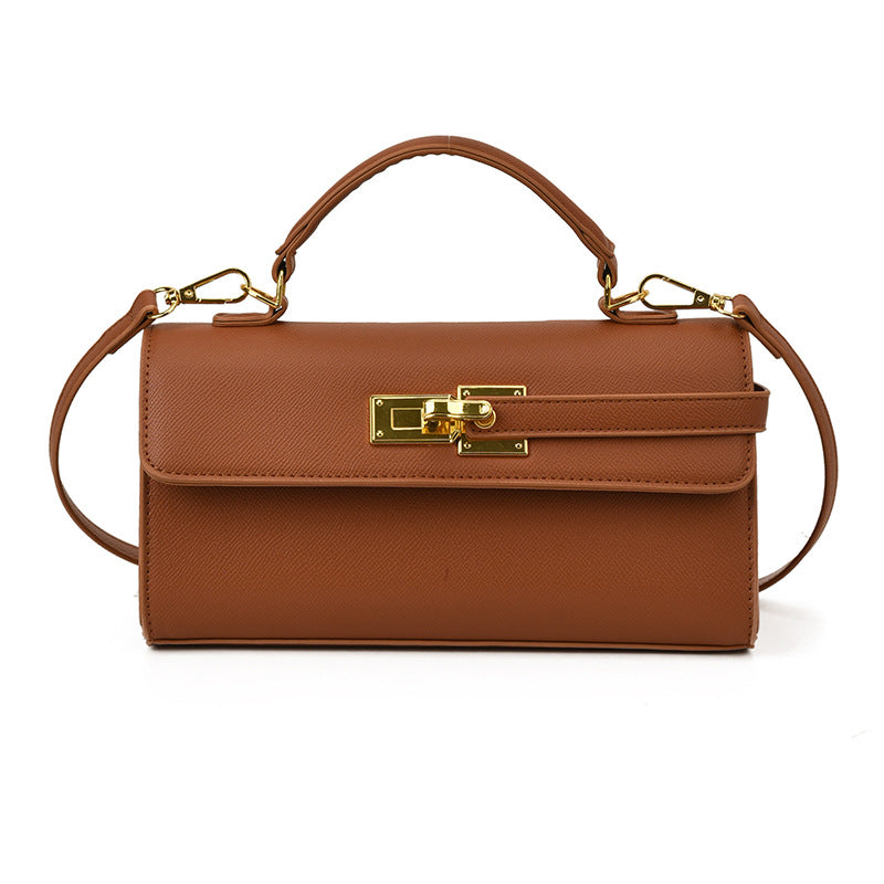 Structured Mini Square Bag — model wearing