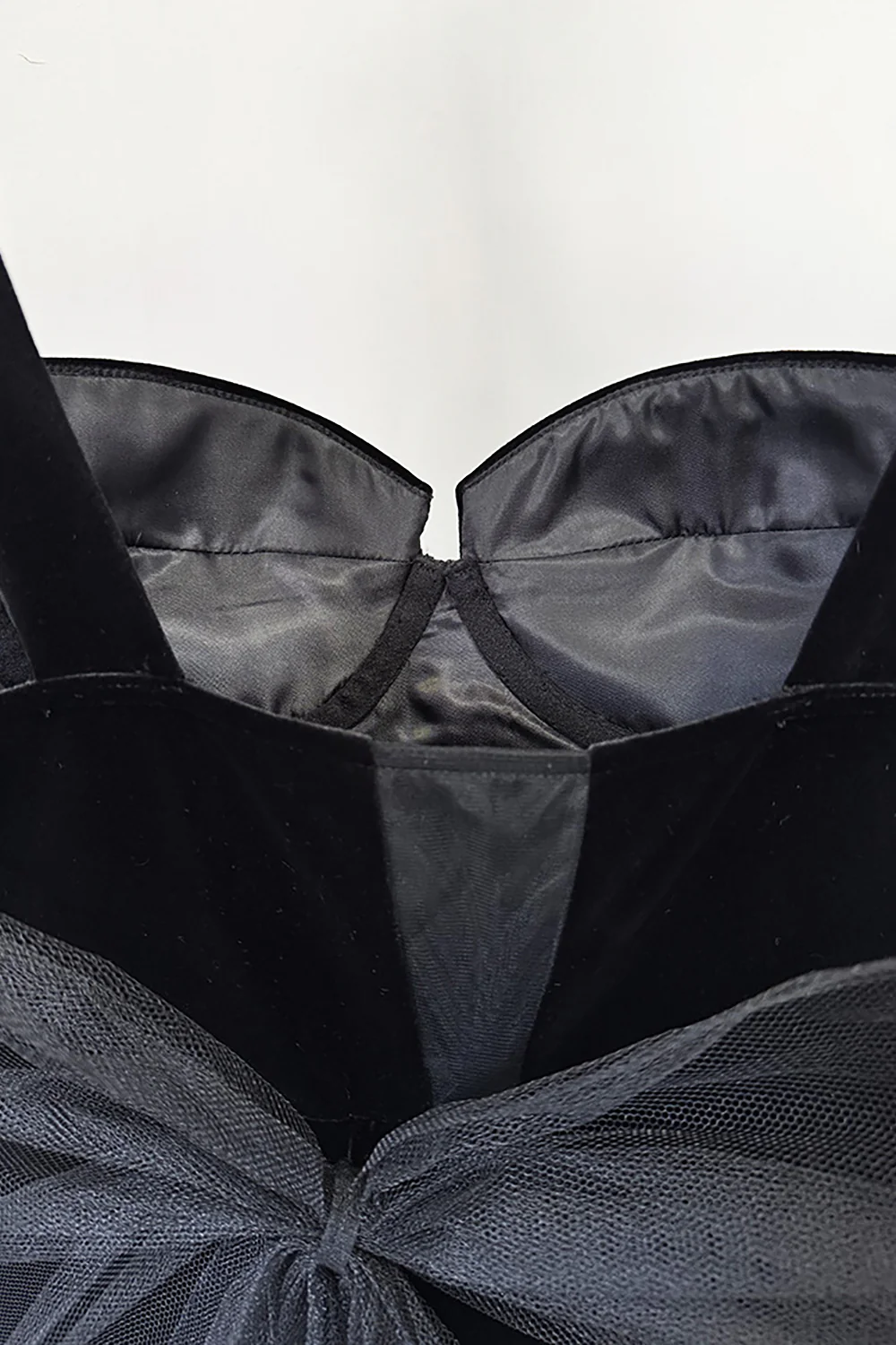 Black Velvet Star-Embellished Mermaid Gown