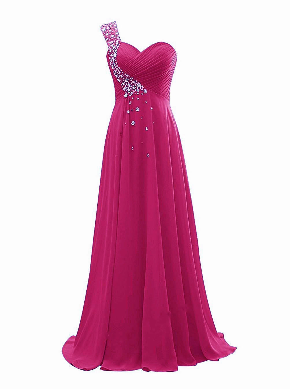 Valentina One-Shoulder Chiffon Bridesmaid Gown — styled look