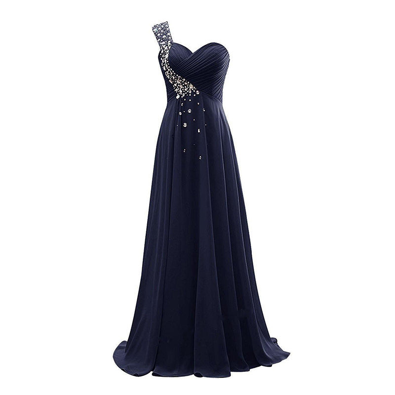 Valentina One-Shoulder Chiffon Bridesmaid Gown — styled look