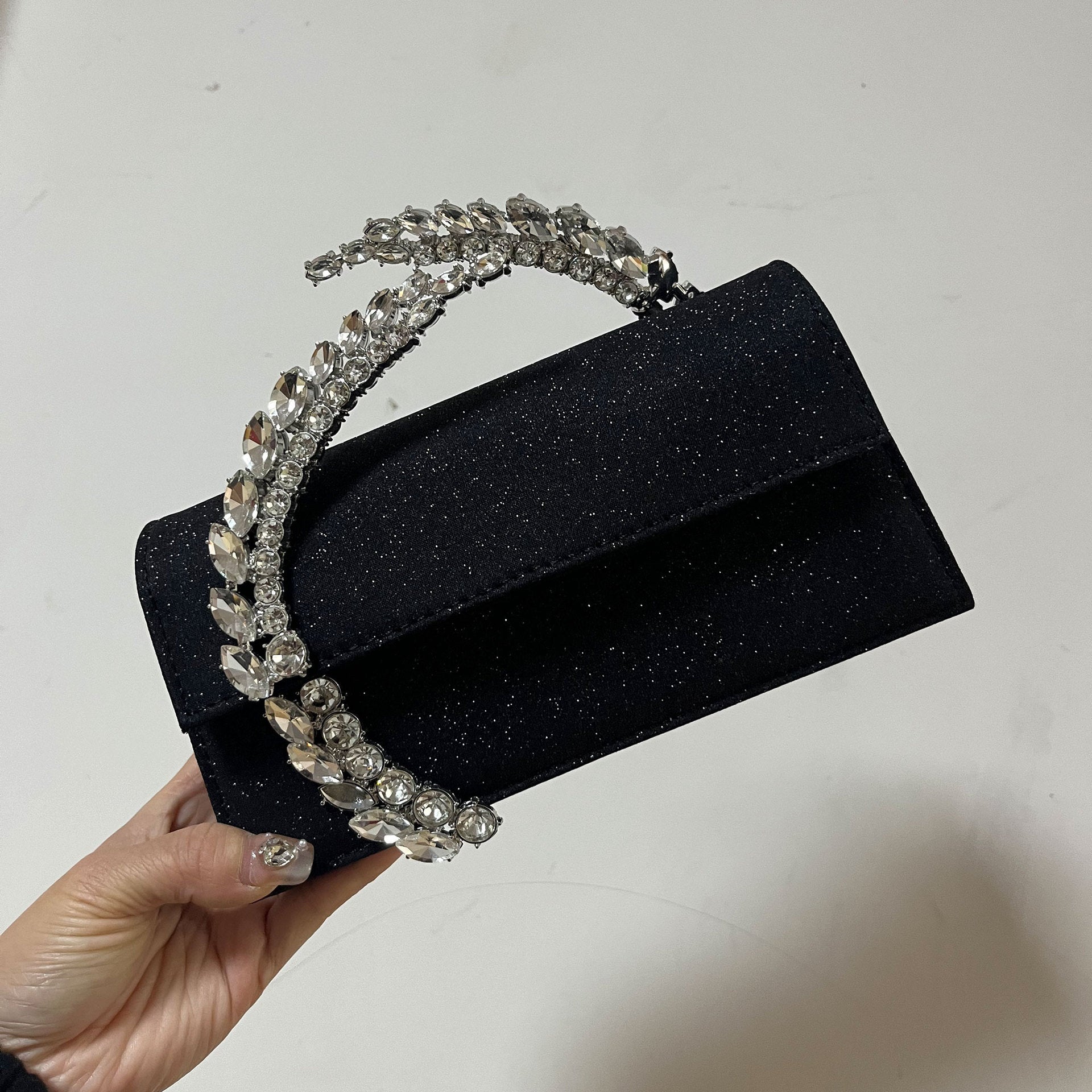 Theia Hardware-Detailed Evening Clutch — alternate angle