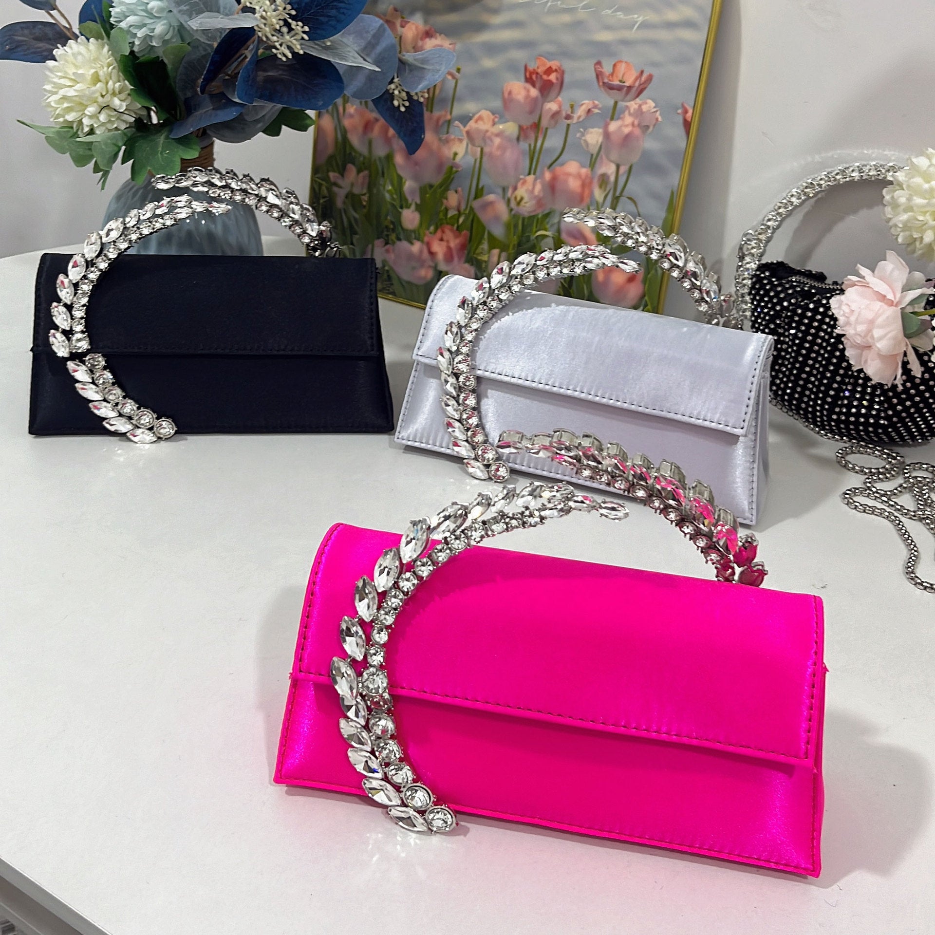 Theia Hardware-Detailed Evening Clutch — styled look